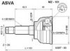 KIA 0K9B32261 Joint Kit, drive shaft